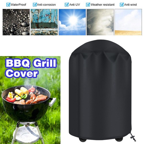 Rund bbq grillabdeckung - rund,