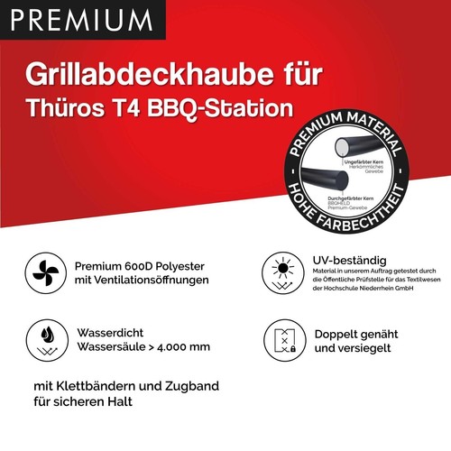 Premium grill abdeckhaube für - premium,